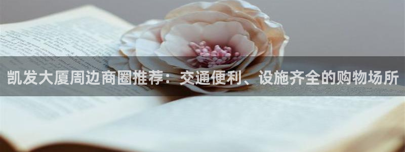 伟德国际1946登录界面入口：凯发大厦周边商圈推荐：交通便利、设施齐全的购物场所